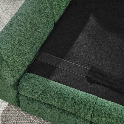 Pet bed olive green fabric by HouseOfZazla with black interior panel and edge strap on Tampa Home & Garden Store
