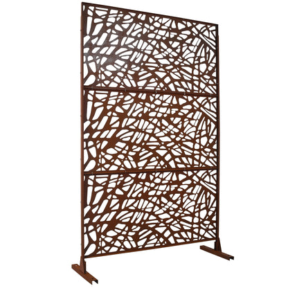 Freestanding Decorative Privacy Screen for Patio