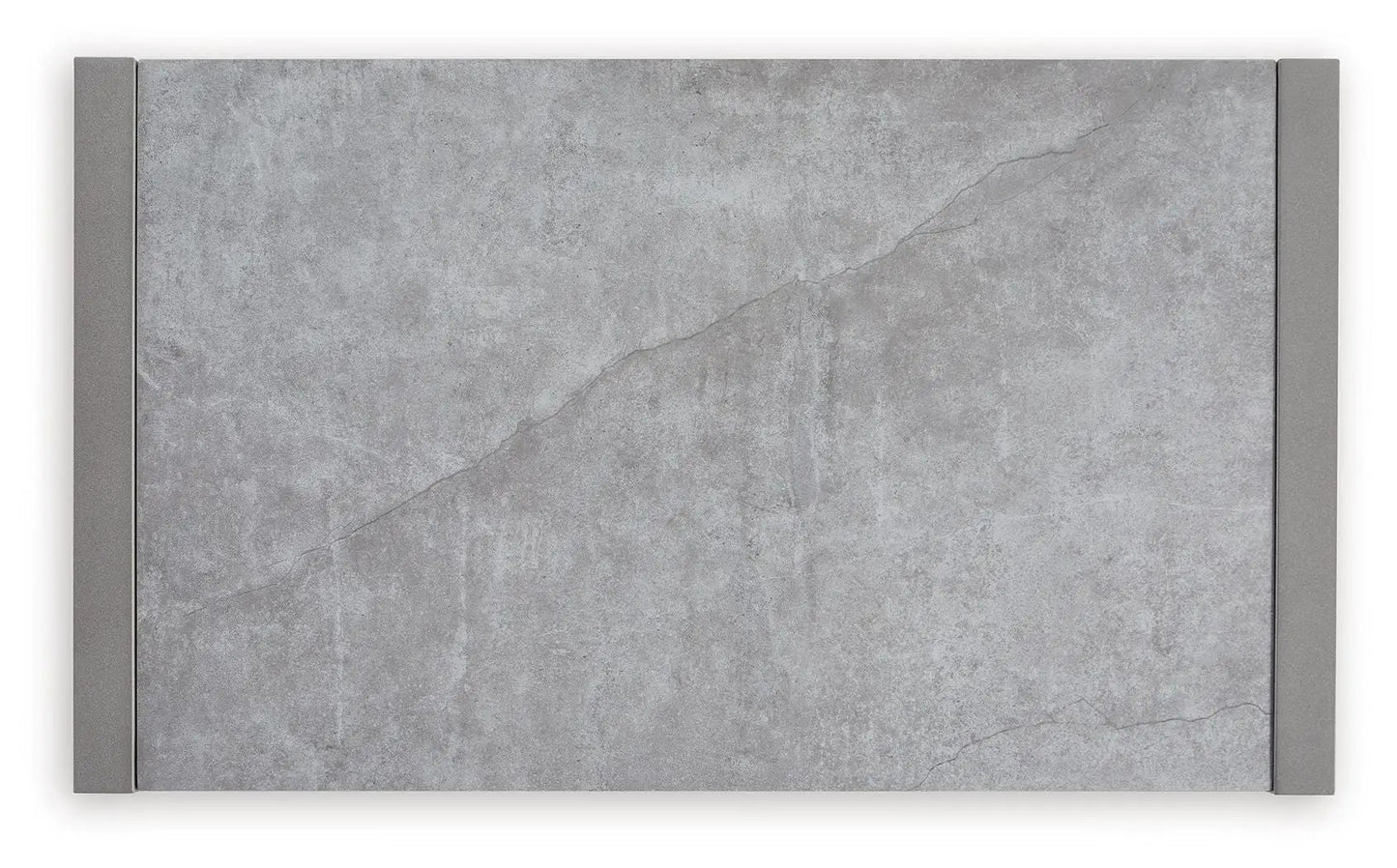 Hurley Park Table Outdoor Aluminum Frame Stone