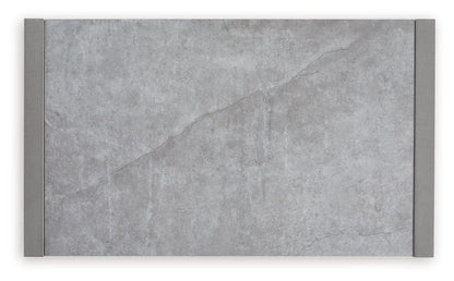Hurley Park Table Outdoor Aluminum Frame Stone