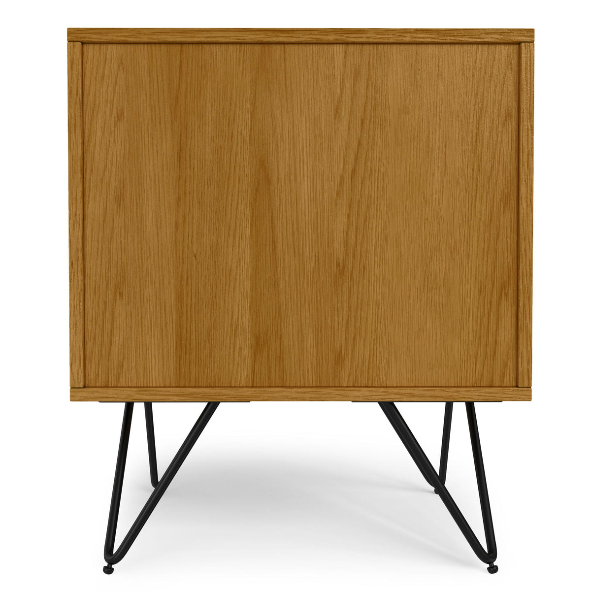 Hunter Nightstand with real wood veneer in light brown finish, accent nightstand on Tampa Home & Garden Store