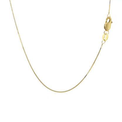14k yellow gold classic box chain necklace 0.45mm with lobster clasp by Bids.com on Tampa Home & Garden Store