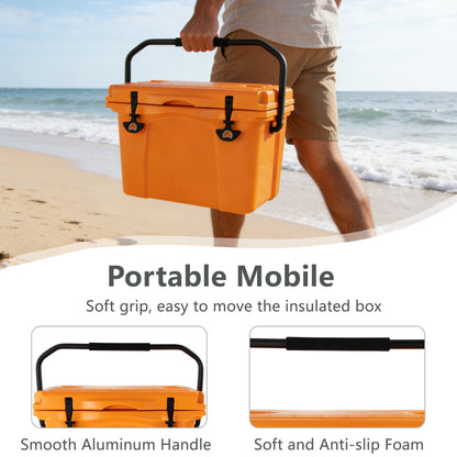 25qt Portable Cooler with Extended Ice Retention