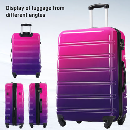 Hardshell luggage set 3pc gradient with spinner wheels and TSA lock expandable 20/24/28in on Tampa Home & Garden Store