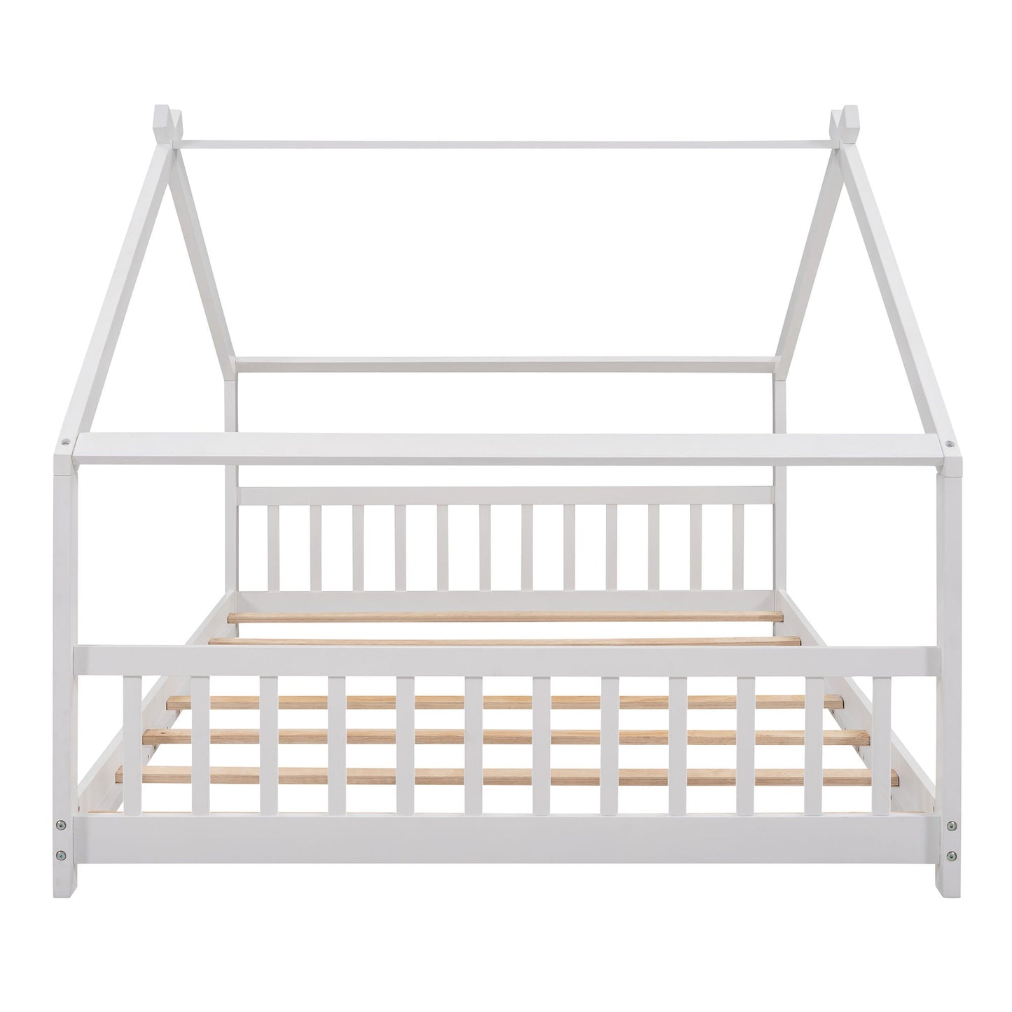 Playhouse Design Bed with Cozy Roof for Kids
