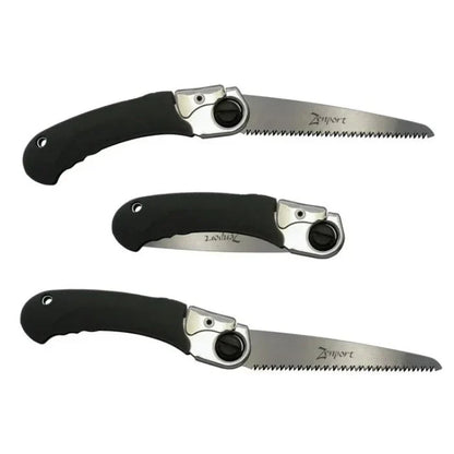 Zenport Pocket Boy folding pruning saws, black ergonomic handles with 5-inch blades, 3-pack on Tampa Home & Garden Store