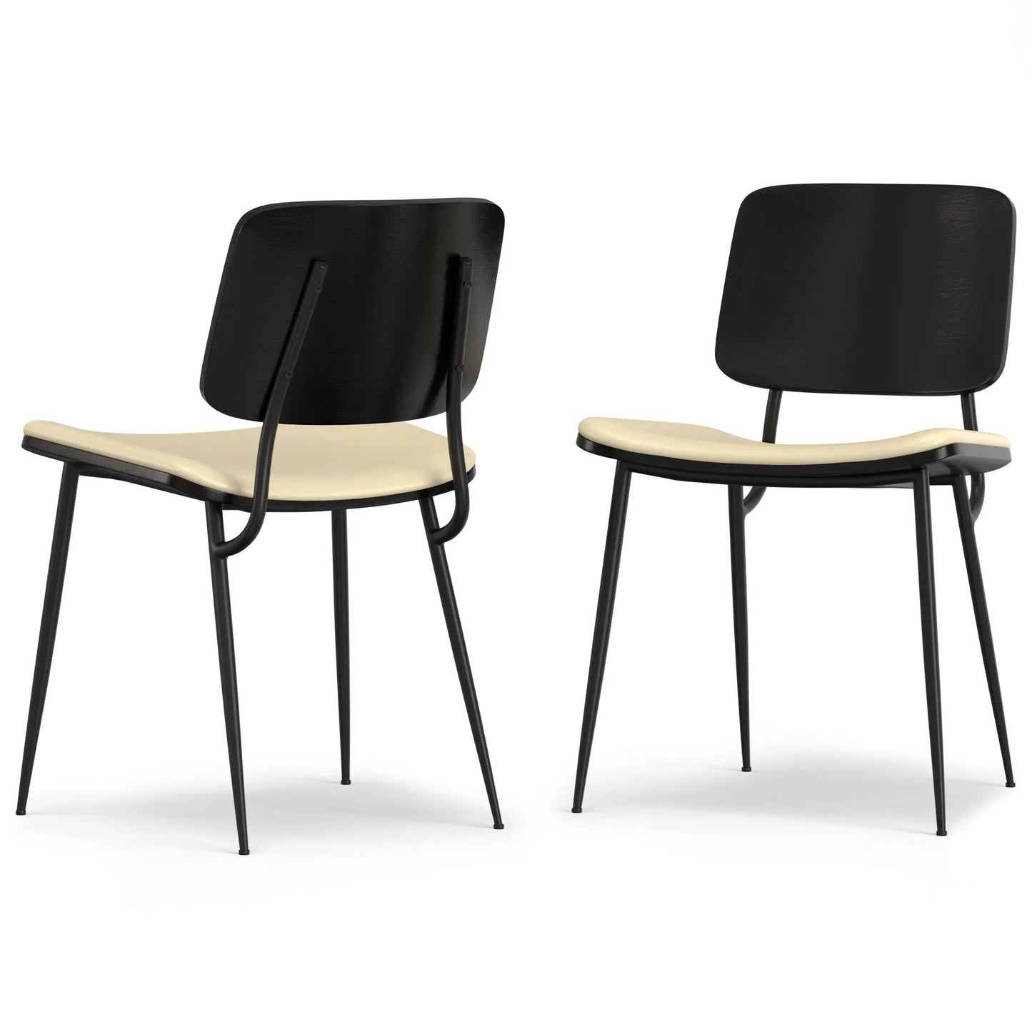 Hayley Ergonomic Dining Chair Set of Two