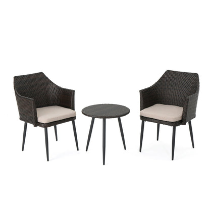 Kenneth 3 Piece Chat Set and Rattan Chairs