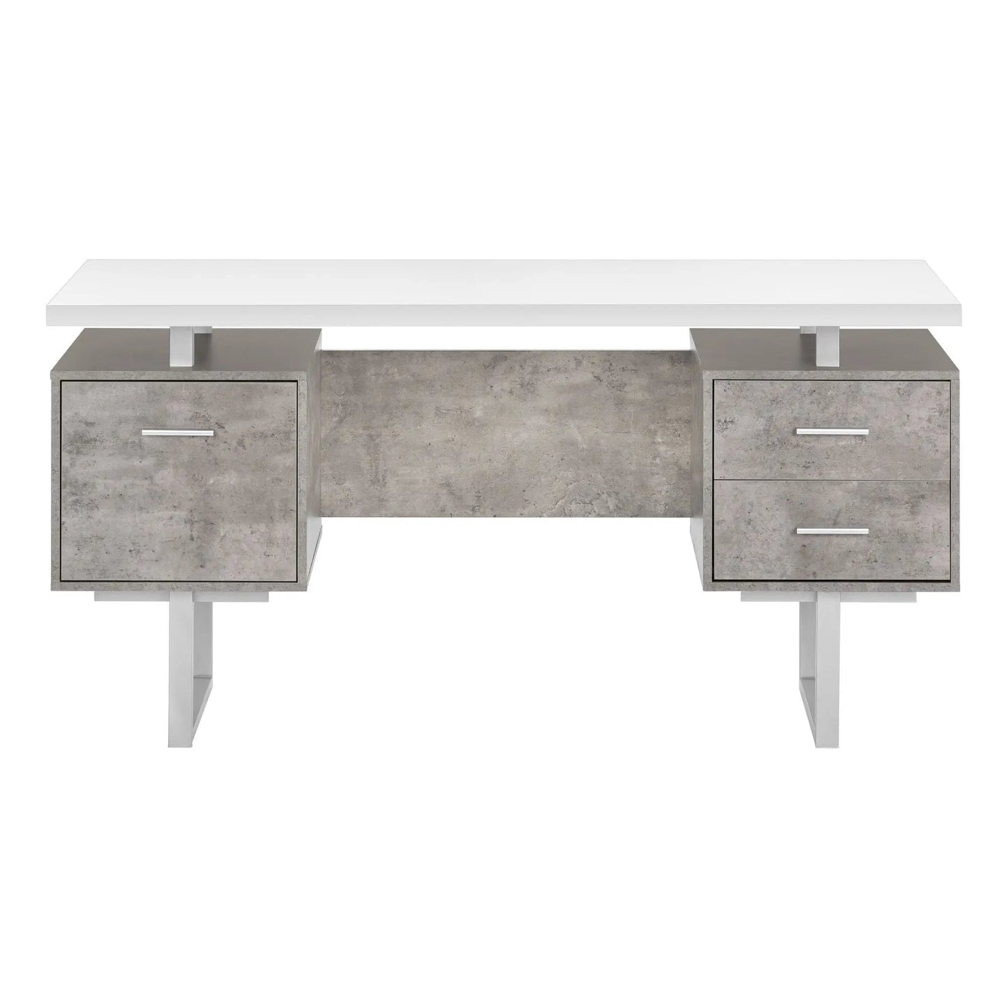60 Inch Computer Desk For Home Office Drawers