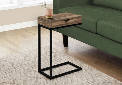 Accent Table C Shaped Contemporary Elegant Design