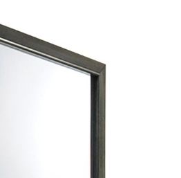 Carine Gray mirror with gray wooden frame for bedroom by HouseOfZazla on Tampa Home & Garden Store