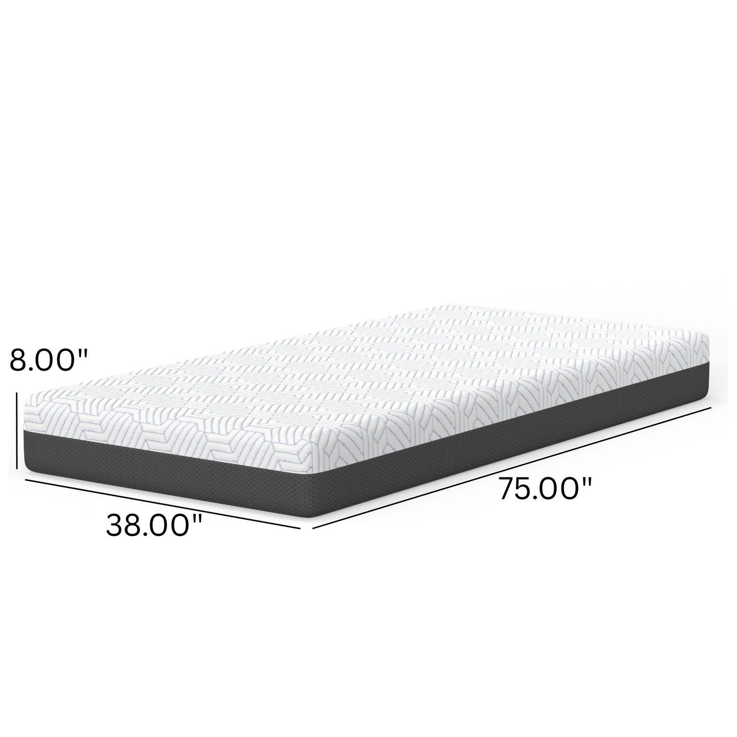 Pur Chill 8-inch Firm Hybrid Mattress by HouseOfZazla with Phase Change Cooling Fabric on Tampa Home & Garden Store