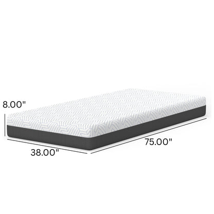 Pur Chill 8-inch Firm Hybrid Mattress by HouseOfZazla with Phase Change Cooling Fabric on Tampa Home & Garden Store
