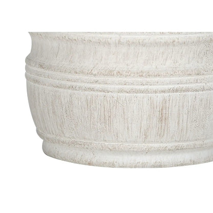 Table lamp base in cream resin with carved rings Unique Piece Furniture on Tampa Home & Garden Store