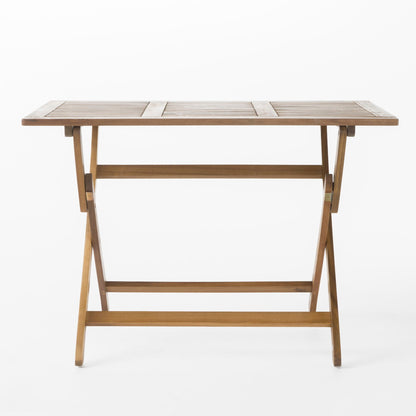 Blissique Outdoor Foldable Wood Dining Table
