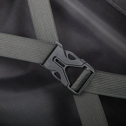 2-piece PC Spinner Wheel Luggage Set strap close-up on black fabric on Tampa Home & Garden Store