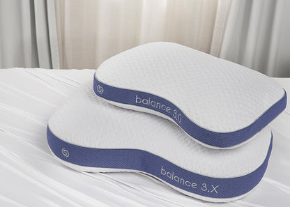 BedGear Balance Cuddle Curve White Pillow