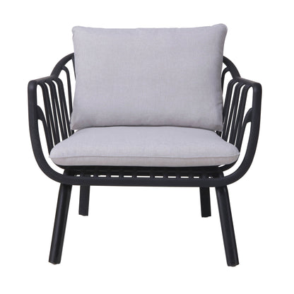 Huron Outdoor Resin Club Chair Set of Two