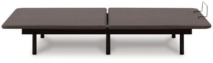 Head/Foot adjustable base bed frame in dark brown fabric, platform Unique Piece Furniture on Tampa Home & Garden Store