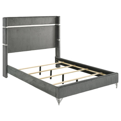 Malcolm Timeless Wingback Upholstered Bed