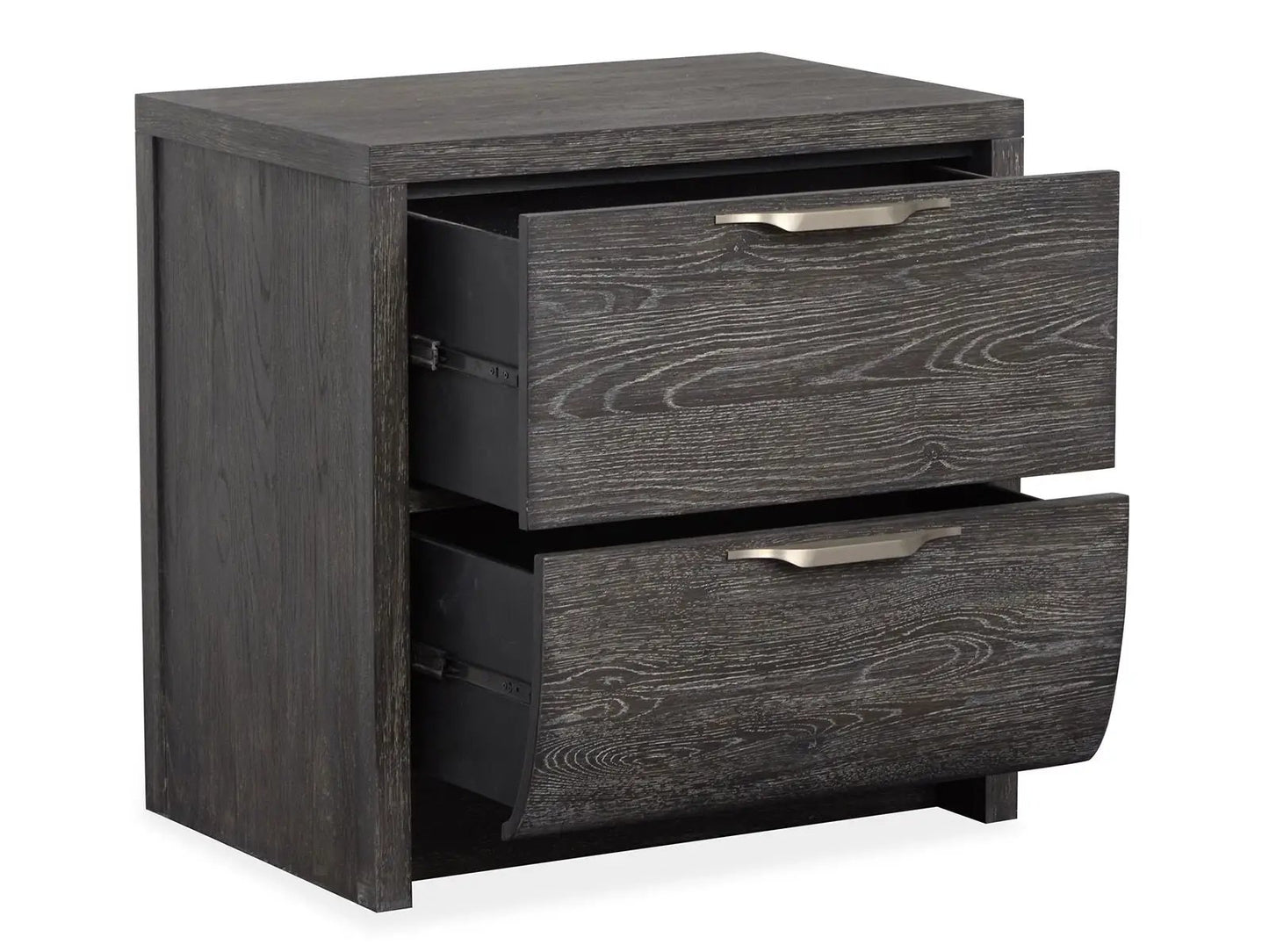 Kinsley Drawer Nightstand in Black Heron Finish