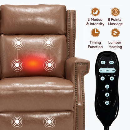 Manual Recliner With Vibrations and Heat