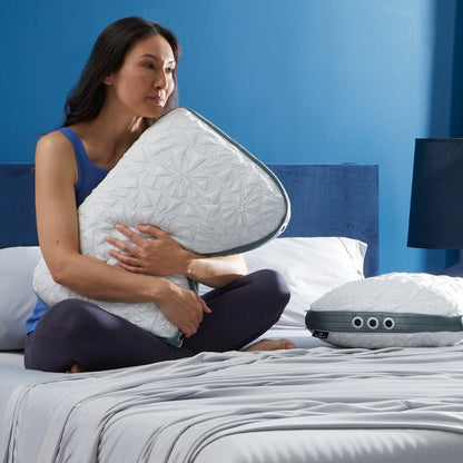 BedGear Storm Cuddle Curve Pillow 2.0 white quilted backrest pillow by HouseOfZazla on Tampa Home & Garden Store