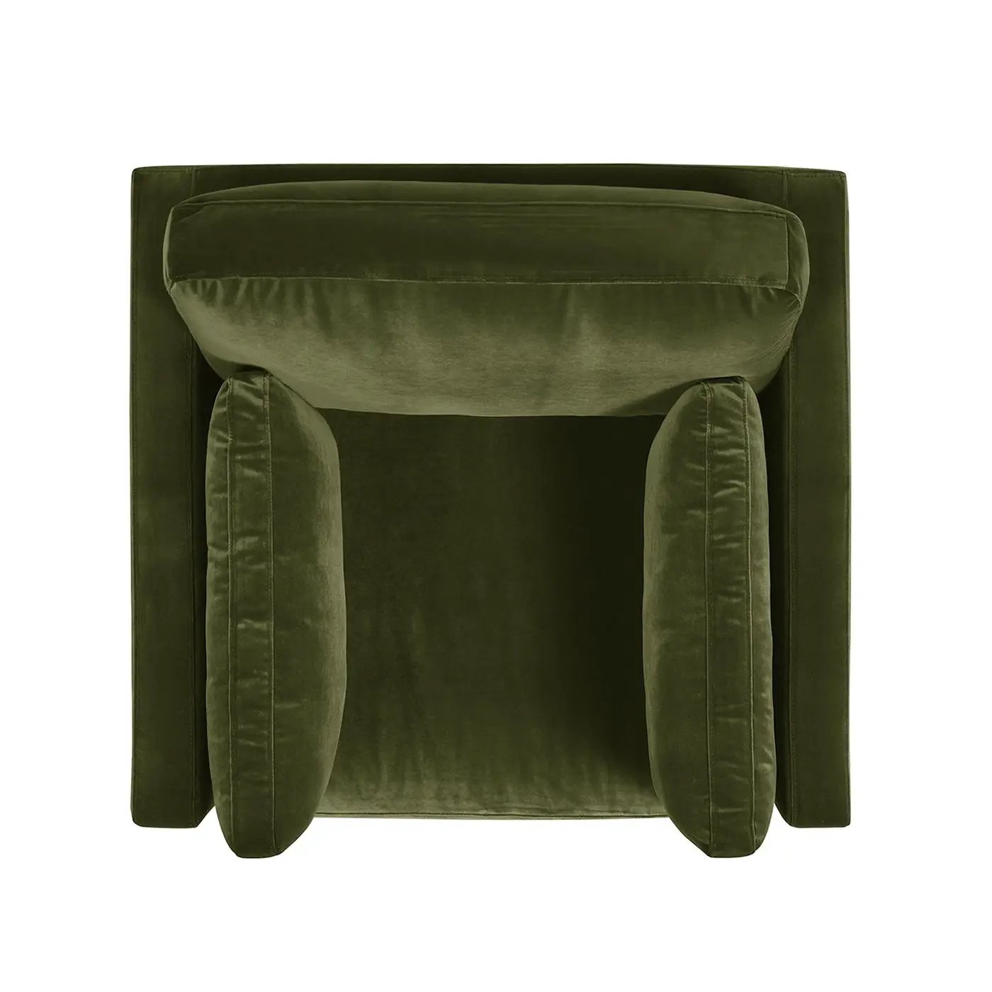 Knox Modern Farmhouse Arm Chair olive green velvet upholstery by Unique Piece Furniture on Tampa Home & Garden Store