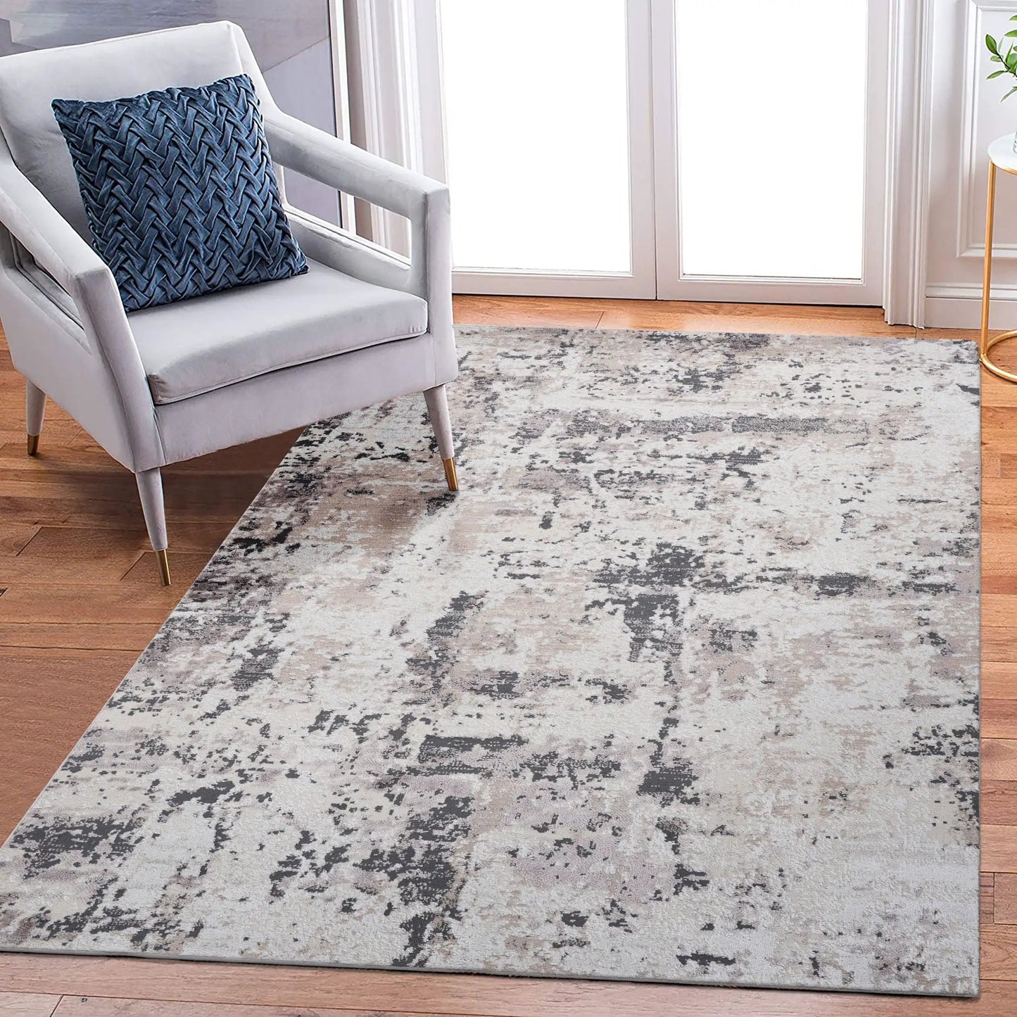 Payas Abstract Area Rug With Neutral Palette