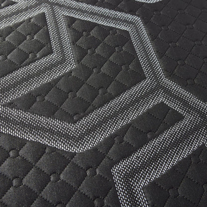 12-inch Smooth Top Foam Hybrid Mattress fabric in black with quilting by Unique Piece Furniture on Tampa Home & Garden Store