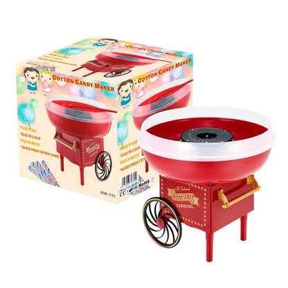 Cotton candy machine red carnival cart with white-rim bowl and wheels FLIPSTYLEZLLC on Tampa Home & Garden Store