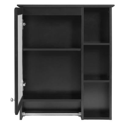 Modern 3 in 1 Mirror Cabinet and Towel Bar