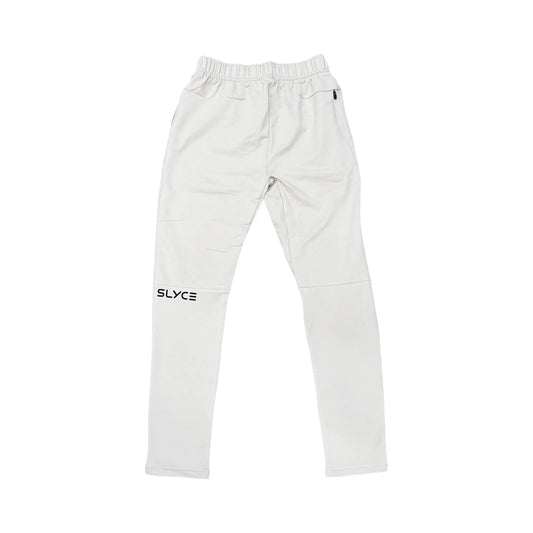 Slyce Performance Joggers Smoke with elastic waistband and zippered side pocket SLYCE logo on Tampa Home & Garden Store