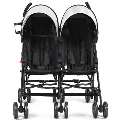 Foldable Twin Baby Double Stroller Ultralight Umbrella Kids Stroller - Tampa Home & Garden Store