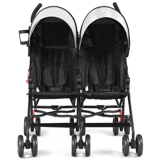 Foldable Twin Baby Double Stroller Ultralight Umbrella Kids Stroller - Tampa Home & Garden Store