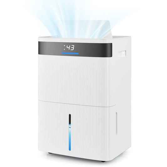 74 Pints Dehumidifier for Home 4500 Sq.Ft Dehumidifier-White - Tampa Home & Garden Store