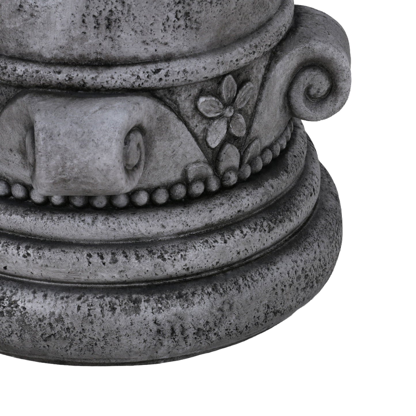 Modern Round Outdoor Side Table For Garden And Porch