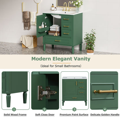 Traditional Bathroom Vanity With Soft Close Doors