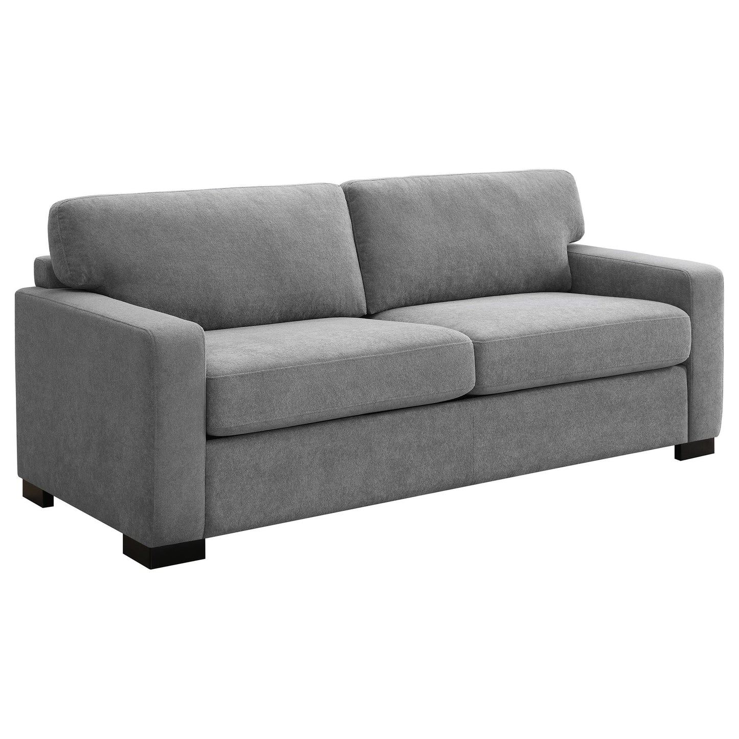 The Gray Queen Sleeper Sofa With Wood Frame