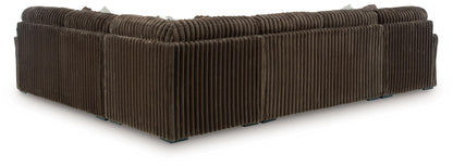 Midnight Madness Sectional and Jumbo Corduroy