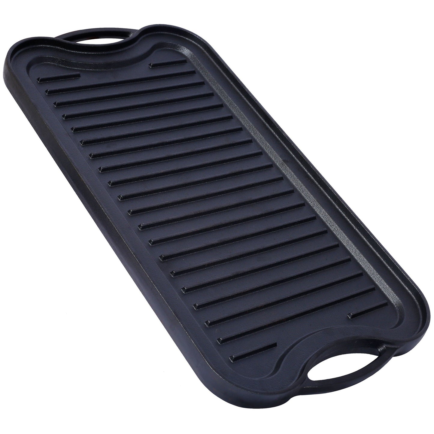 Pre Seasoned Cast Iron Dual Grill and Griddle