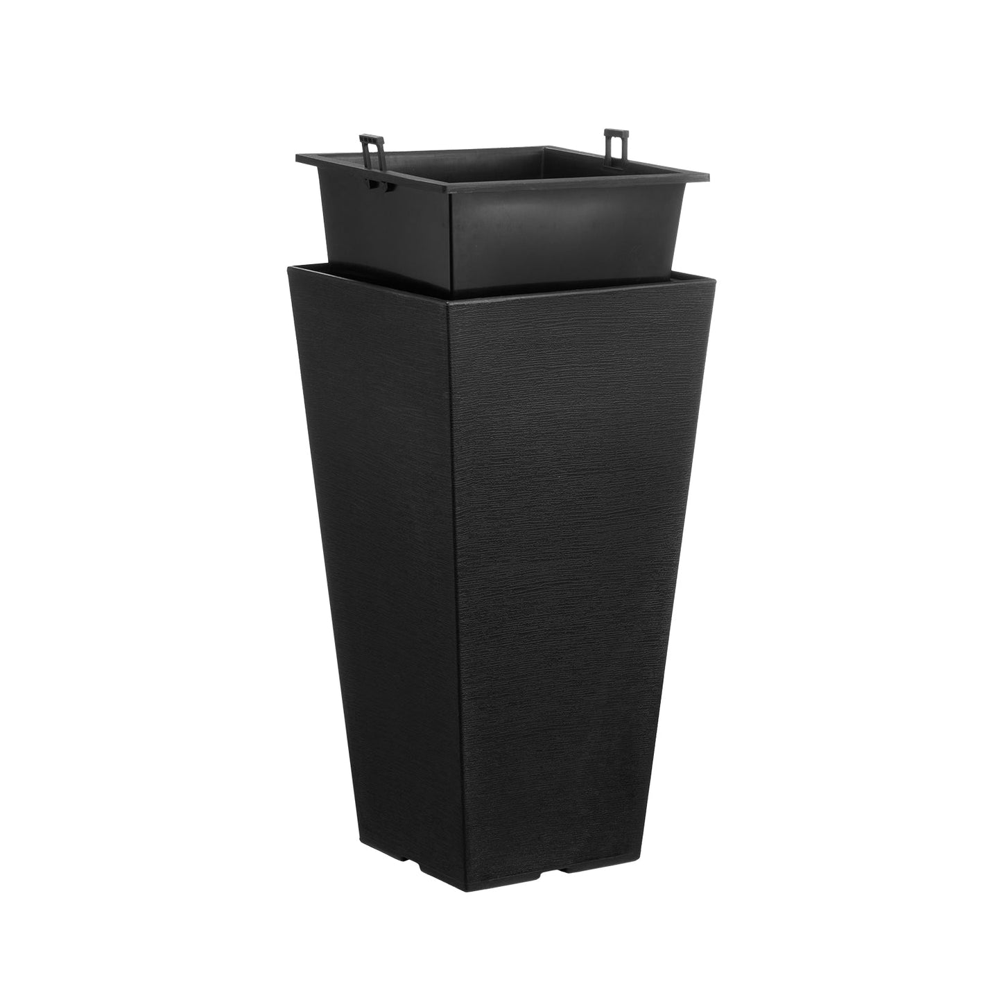 Set of Two Tall Outdoor Planters for Garden Decor