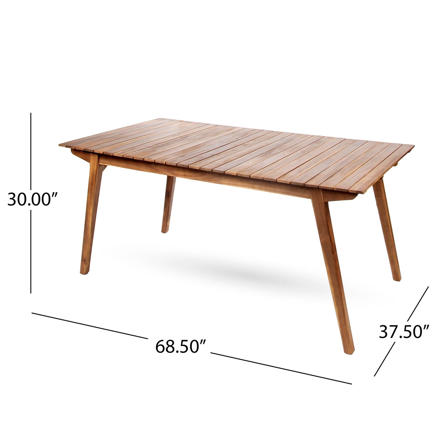 Outdoor Dining Table and Elegant Acacia Frame