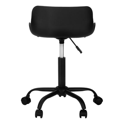 Office chair black with adjustable height and swivel, five-caster base, Unique Piece Furniture on Tampa Home & Garden Store