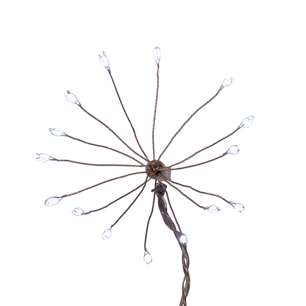 75-Light Cluster Burst Superbright LED Light Set - Cool White - Tampa Home & Garden Store