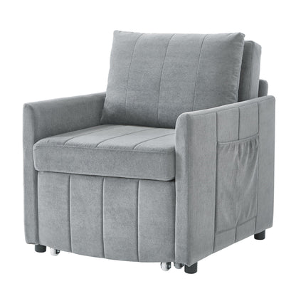 Convertible Sleeper Sofa and Storage Pockets