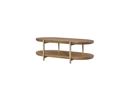 Cocktail Table Light Brown Modern Design