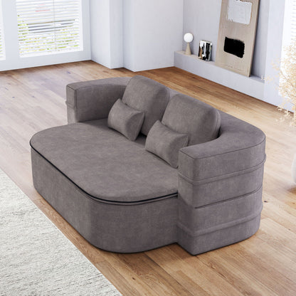 Foldable Sofa Bed with a Multi Functional Blanket