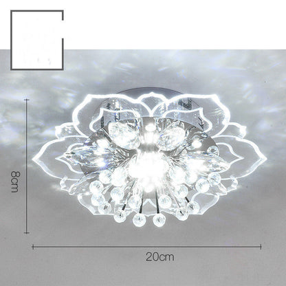 Lámpara de corredor de cristal pequeña Lámpara de sala de estar moderna minimalista