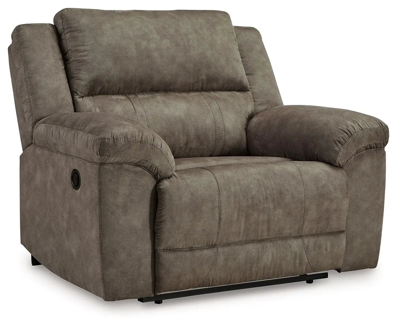 Laresview Zero Wall Wide Seat Recliner Fossil by Unique Piece Furniture in fossil upholstery on Tampa Home & Garden Store